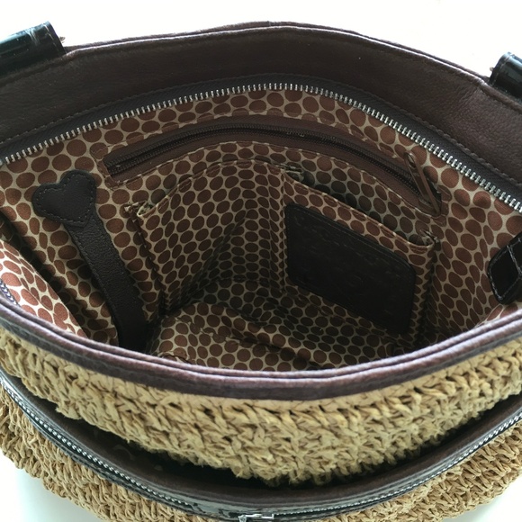 Brighton Alec Crochet Straw Handbag and Unbranded Straw Bag - Picture 4 of 10